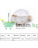 Касичка прасенце стъклена